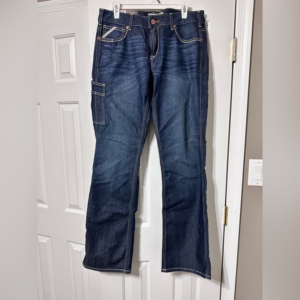 Ariat Women's Boot Cut Jeans - Dark Blue